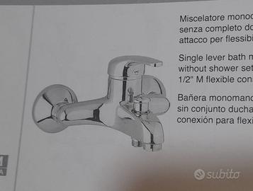 Vasca miscelatore cromo