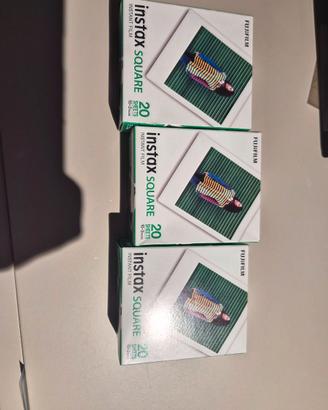 Pellicole instax square fujifilm