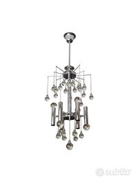 LAMPADARIO GAETANO SCIOLARI LAMPADARIO ANNI 70 