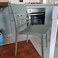 Sedie nuove color verde menta