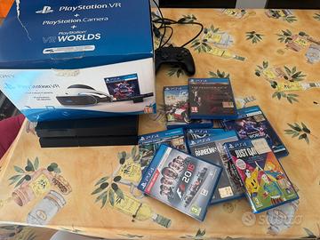 Ps4 + giochi + visore + controler Nacon