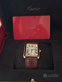 Tank Cartier oro rosa full set
