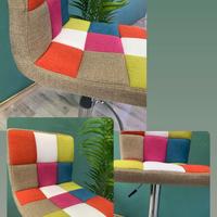 set 4 sgabelli colorati