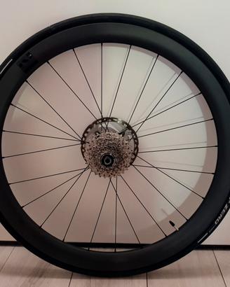 Coppia di ruote in carbonio NOVATEC R4 Carbon Disc