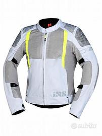 Giubbotto moto IXS Trigonis Air grigio