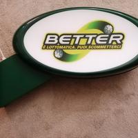 Insegna luminosa bifacciale 