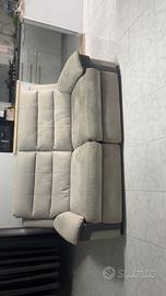 Divano 2 posti con seduta recrinabile