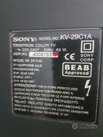 tv a tubo Sony triniton 29 pollici