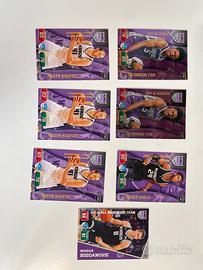 Lotto 7 Carte NBA Kings