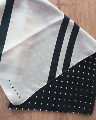 foulard in seta Sisley 
