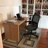 Scrivania MALM IKEA  sedia FLINTAN IKEA