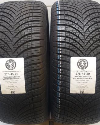 2 GOMME 275 45 20 GOODYEAR A55653