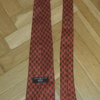 Cravatta vintage rossa marrone