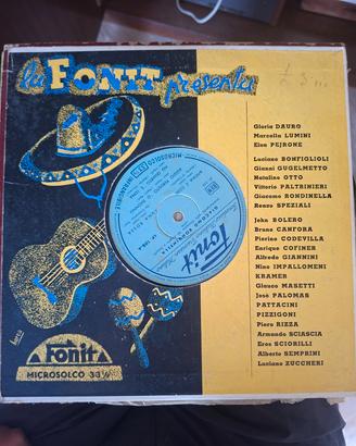 Rarissimo vinile 10 pollici, "Giacomo Rondinella"
