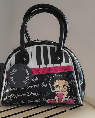 Borsa originale Betty Boop con pianoforte nuova 