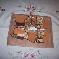 Sandali Donna in vera Pelle 35 Made in Italy