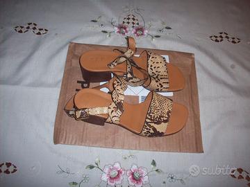 Sandali Donna in vera Pelle 35 Made in Italy