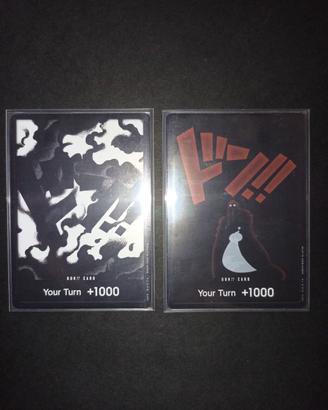 One piece, lotto da 2 carte (Don) 