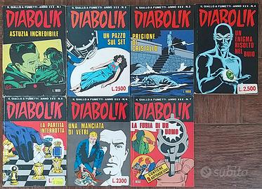 Diabolik anno XXX serie completa 1/7
