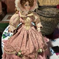 Bambola ceramica vintage