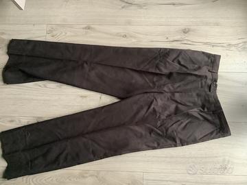 Pantalone classico marrone in lana