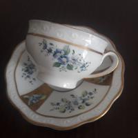 SERVIZIO 6 TAZZINE DIPINTE A MANO CON ORO