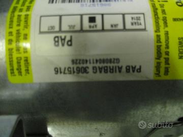 VOLVO V50 2.0 D 6M 100KW (2004) RICAMBIO KIT AIRBA