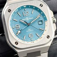 Bell&Ross BR05 GMT Sky Blue - Perfetto e completo