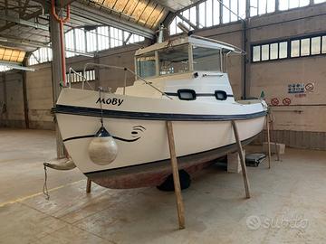 Barca Zampieri a motore