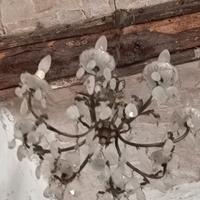 lampadario a goccia  8 bracci 