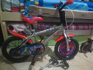 bicicletta di spiderman 