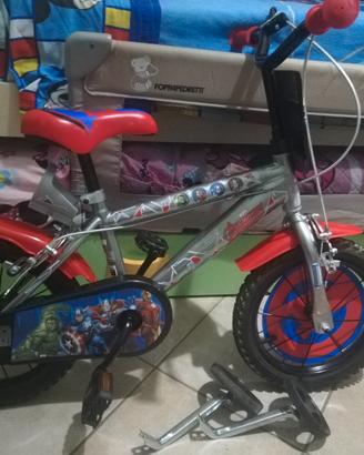 bicicletta di spiderman 