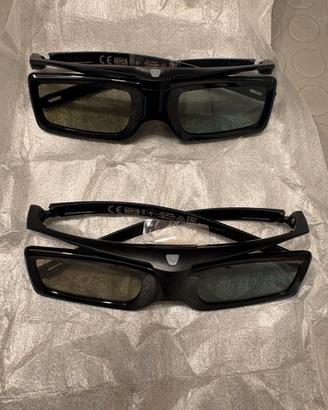 2x Sony TDG-BT400A Active 3D Occhiali 3D attivi
