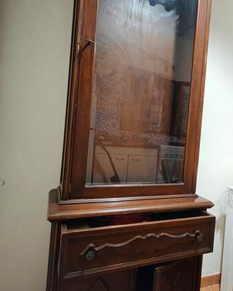Vetrina fuciliera in legno 6 posti 