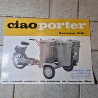piaggio ciao porter depliant originale (no vespa)