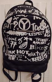 Borsa/zainetto da donna con stampa stile graffiti