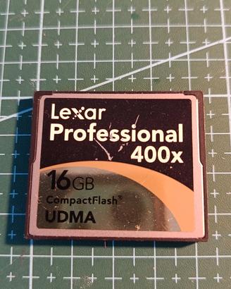 scheda compact flash lexar 16GB