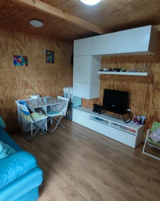 Preingresso con roulotte