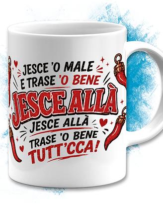 Tazza "Jesce o Mal Tras o Bene" - Il Piccio Tiktok