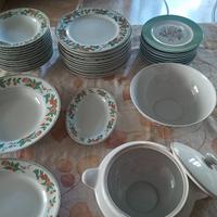 Servizio da 12 coperti piatti  ceramica limoges 