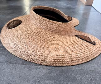 Visiera Borsalino in paglia