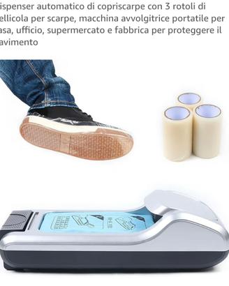 Dispenser automatico copri scarpe