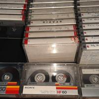 Stock cassette Sony HF60 25pezzi