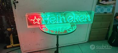 insegna luminosa Heineken 