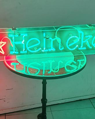 insegna luminosa Heineken 
