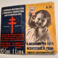Francobolli campagna antitubercolare anno A.XI