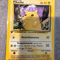 Pikachu set base prima edizione ITA