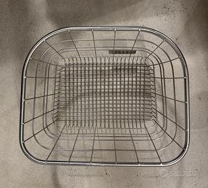 Cestino acciaio inox per bicicletta