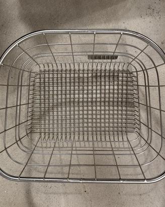 Cestino acciaio inox per bicicletta