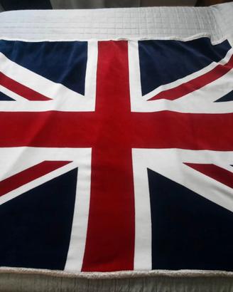 Coperta plaid union jack